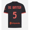 AC Milan Koni De Winter #5 Tredjedrakt 2026-27 Kortermet
